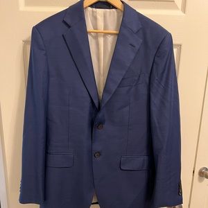 Suit supply bright blue suit